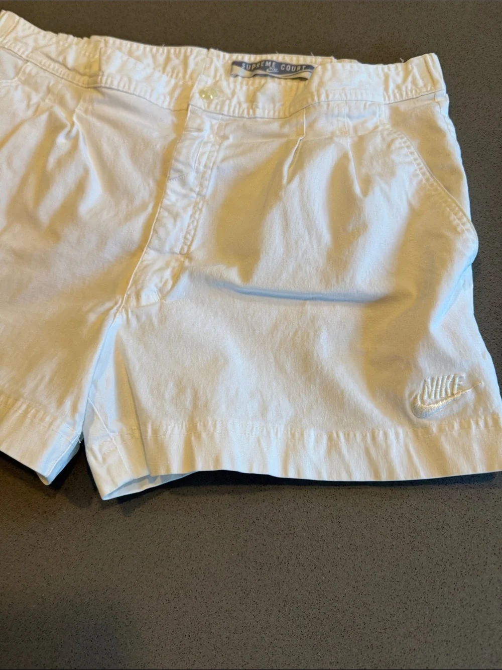 Vintage Nike White Men’s Nike Supreme Court Tennis Short Shorts Size 32 - Picture 3 of 14